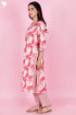 Bizzy Lizzy Kurta And Pant Set With Kota Dupatta In Block Print